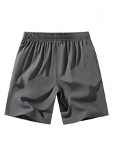 Men’s Breathable Sports Shorts Lightweight Athletic for Training in gray color, designed for optimal comfort during workouts.