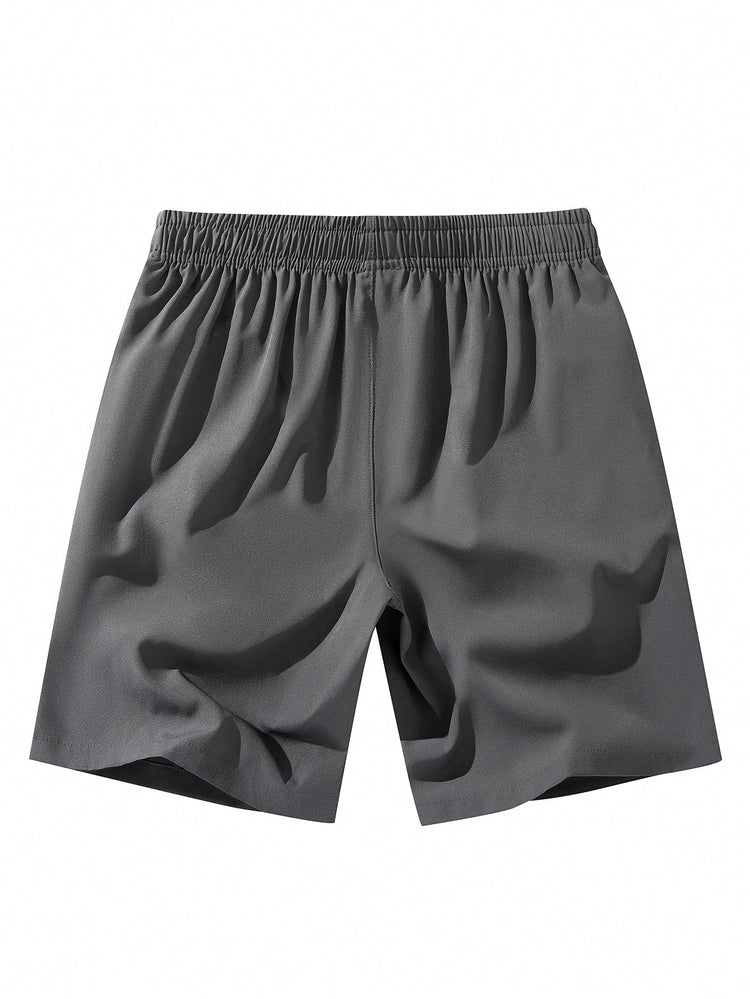 Men’s Breathable Sports Shorts Lightweight Athletic for Training in gray color, designed for optimal comfort during workouts.